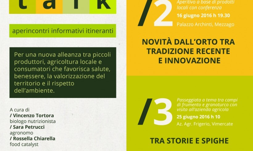 Al via gli APERINCONTRI EAT&TALK!!