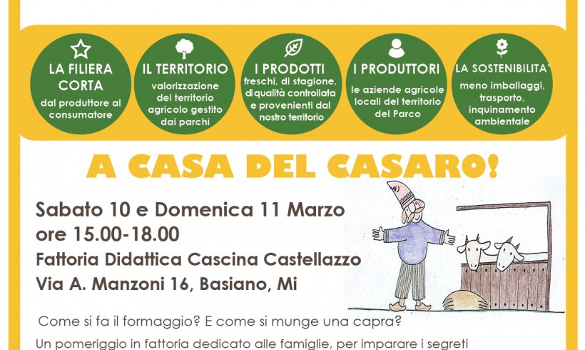 Sabato 10 e Domenica 11 marzo, a casa dal casaro!