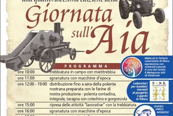 Domenica 29 settembre – GIORNATA SULL’AIA