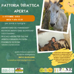 Domenica 01 ottobre 2023 – LABORATORIO DI CASEIFICAZIONE E FATTORIA DIDATTICA APERTA